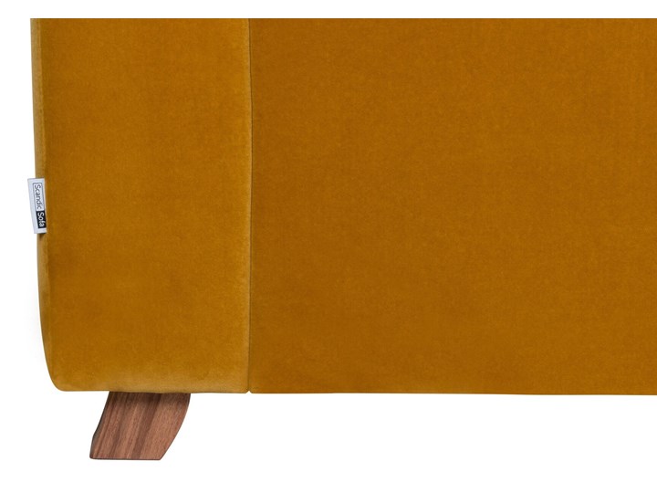 Sofa Narcisser 2-osobowa Welurowa z funkcją spania (Welur bawełna 100% CIEMNOZIELONY :welur/CIEMNOZIELONY) Stała konstrukcja Pomieszczenie Salon