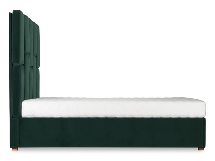 Łóżko Snödroppe (200x200) welurowe (Welur bawełna 100% |GRANATOWY :welur/GRANATOWY) Łóżko tapicerowane Pojemnik na pościel Bez pojemnika Kategoria Łóżka do sypialni