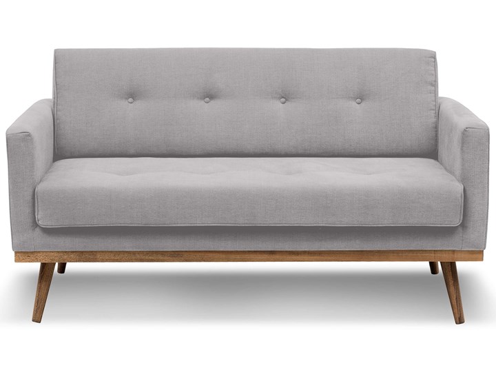 Sofa Klematisar 2-osobowa (Bawełna 63%, len 37% JASNOSZARY :len bawełna/jasnoszary) Głębokość 91 cm Szerokość 155 cm Stała konstrukcja Funkcje Bez dodatkowych funkcji