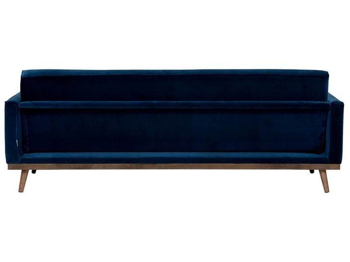 Sofa Klematisar 3-osobowa Welurowa z funkcją spania (Deluxe - welur łatwozmywalny PEACOCK :deluxe/PEACOCK) Stała konstrukcja Głębokość 91 cm Typ Gładkie