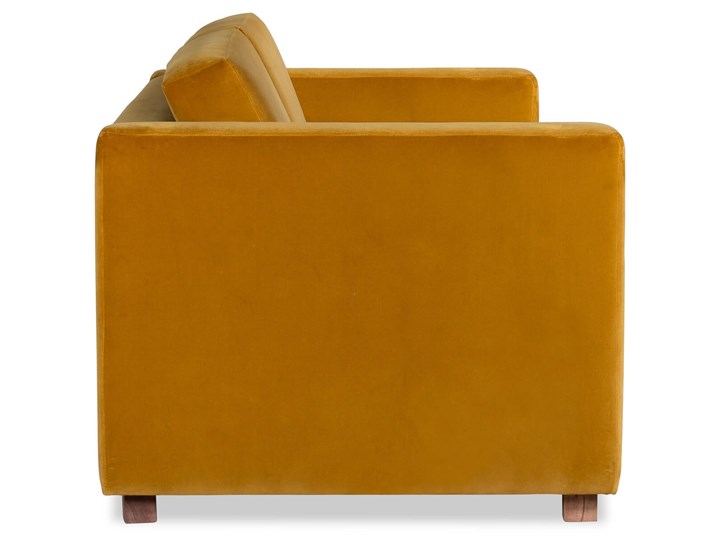 Sofa Narcisser 2-osobowa Welurowa z funkcją spania (Welur bawełna 100% CIEMNOZIELONY :welur/CIEMNOZIELONY) Styl Klasyczny Stała konstrukcja Materiał obicia Tkanina