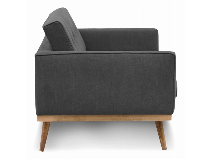 Sofa Klematisar 2-osobowa (Bawełna 63%, len 37% JASNOSZARY :len bawełna/jasnoszary) Rozkładanie Szerokość 155 cm Głębokość 91 cm Stała konstrukcja Boki Z bokami