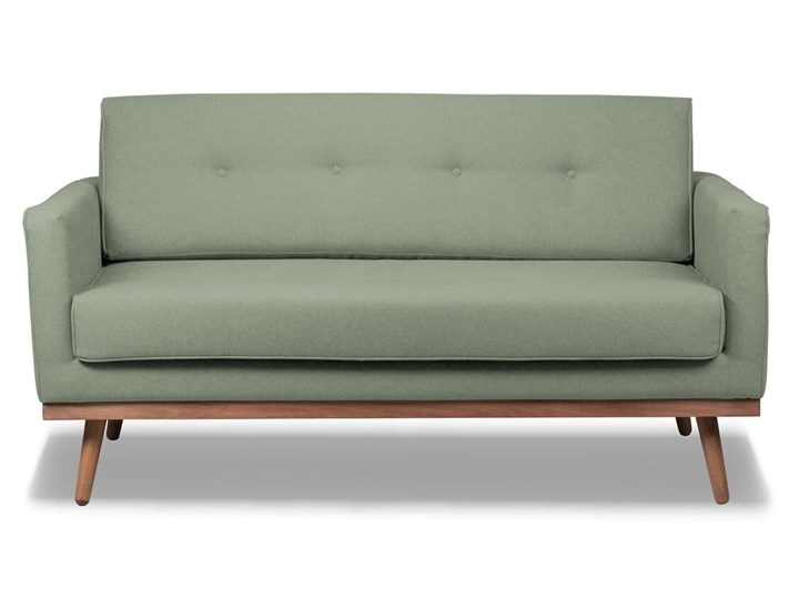 Sofa Klematisar 2-osobowa (Bawełna 63%, len 37% JASNOSZARY :len bawełna/jasnoszary) Szerokość 155 cm Głębokość 91 cm Stała konstrukcja Rozkładanie