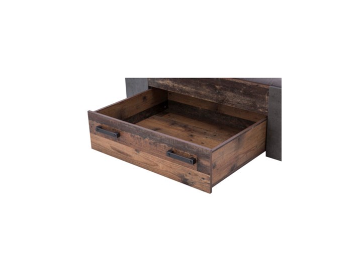 Salony Agata Łóżko CLIF CLFL1141- C546 140x200 cm 140x200 Drewno Łóżko drewniane Kolor Brązowy