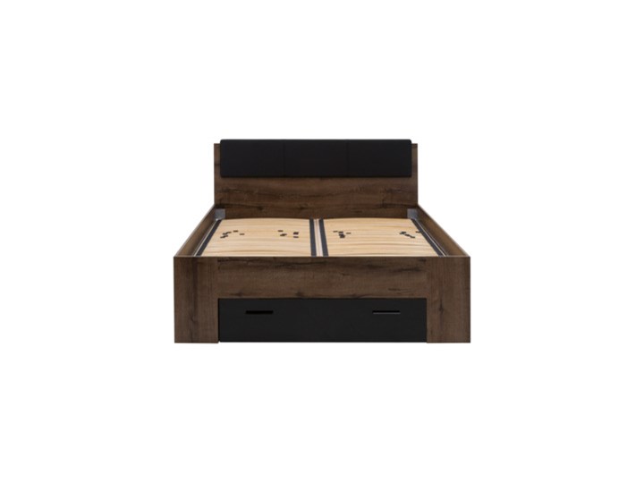 Salony Agata Łóżko JAWA 1S JWL1162-C587 Drewno Styl Industrialny Łóżko drewniane Styl Glamour