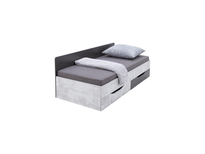 Salony Agata Łóżko TABLO 90x200, ze stelażem Płyta MDF Płyta meblowa Tradycyjne Rozmiar materaca 90x200 cm