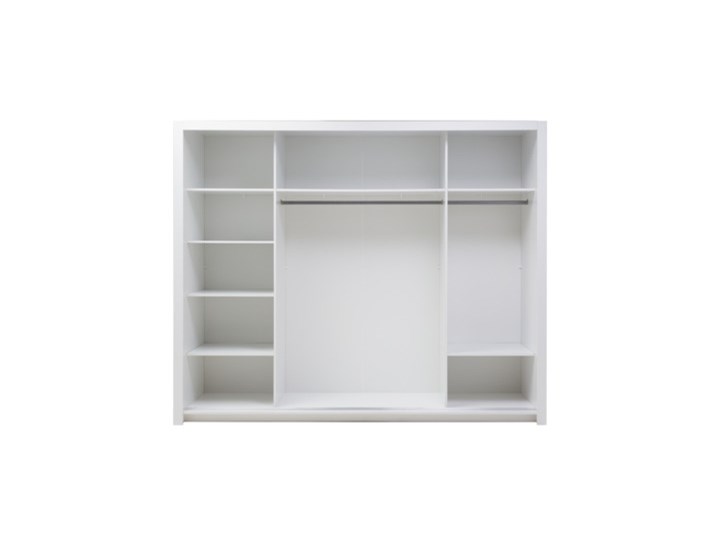 Salony Agata Szafa SIENA 3D TYP 12 z oświetleniem Tworzywo sztuczne Płyta laminowana Płyta MDF Kategoria Szafy do garderoby