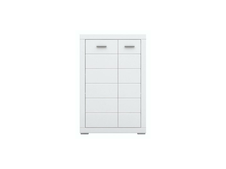 Salony Agata Szafka SNOW SNWK521 Płyta MDF Metal Płyta laminowana Płyta meblowa Kolor Biały Kategoria Szafki i regały