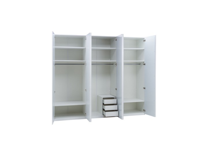 Salony Agata Szafa ITALIA TYP29 Płyta laminowana Płyta MDF Tkanina Rodzaj drzwi Uchylne