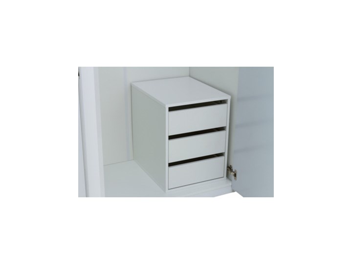 Salony Agata Szafa ITALIA TYP29 Płyta MDF Płyta laminowana Tkanina Kolor Biały