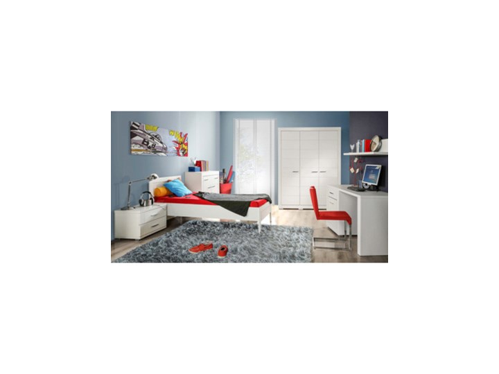 Salony Agata Łóżko SNOW SNWL09 90x200 Tradycyjne Rozmiar materaca 90x200 cm