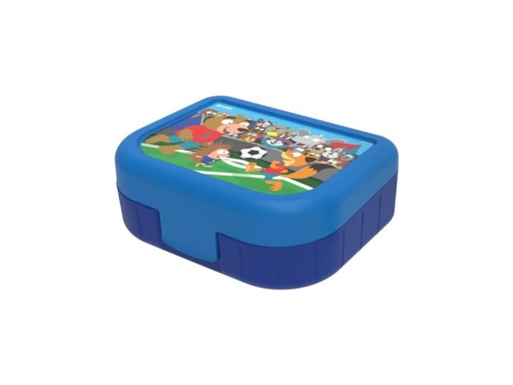 Pojemnik plastikowy ROTHO Memory Kids 1016410599 1 L Niebiesko-Granatowy Na żywność Tworzywo sztuczne Kolor