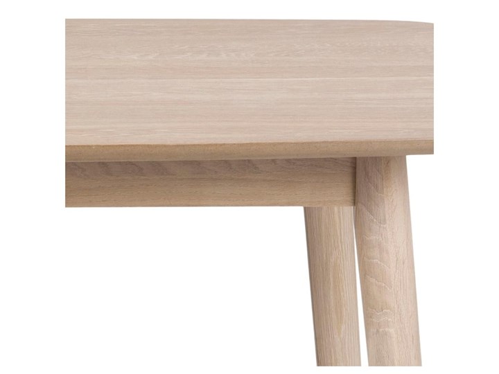 Stół z konstrukcją z drewna dębowego Actona Nagano, 150x80 cm Długość 150 cm  Styl Minimalistyczny Drewno Kolor Beżowy