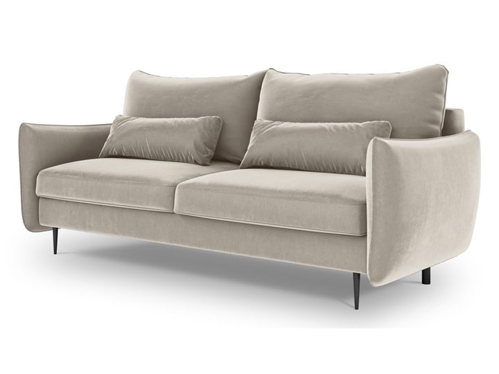Beżowa sofa rozkładana ze schowkiem Cosmopolitan Design Vermont Materiał obicia Tkanina Kategoria Sofy i kanapy