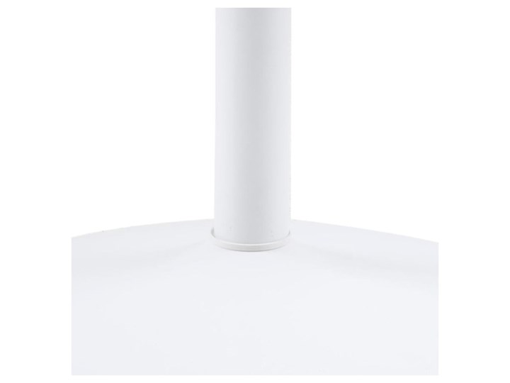 Biały okrągły stół Actona Ibiza, ⌀ 110 cm Płyta MDF Metal Styl Minimalistyczny