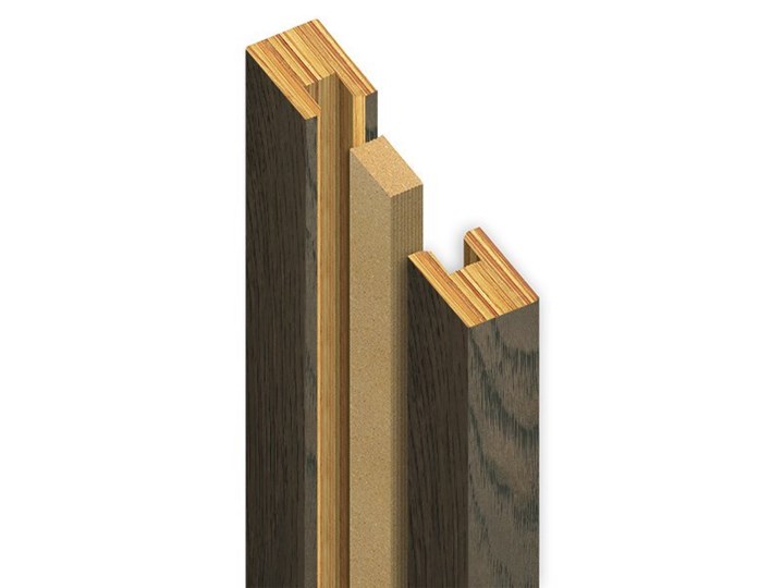 Lamele łączone - okleina z 4 stron - uniwersalny - LM012 - Dąb Kanadyjski Kategoria Panele 3D