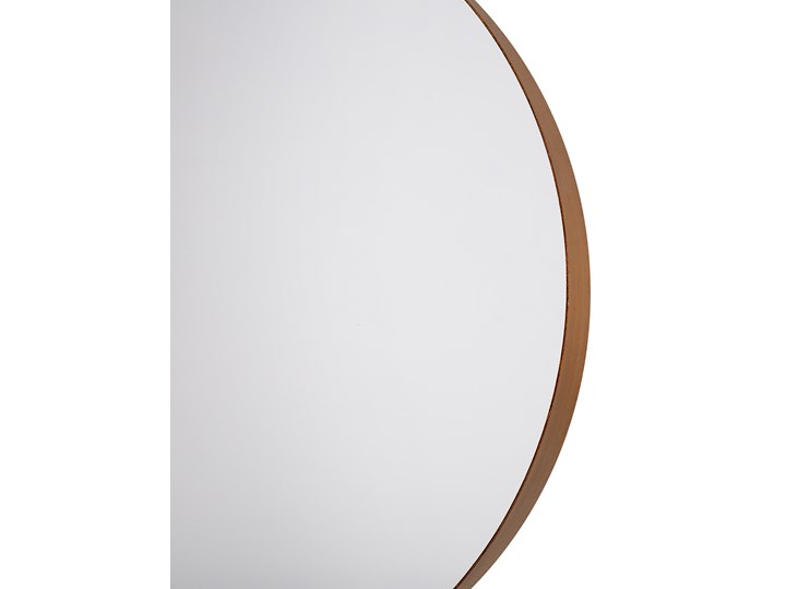 Lustro ścienne wiszące kolor miedzi 40 cm salon sypialnia Styl Nowoczesny Okrągłe Styl Vintage