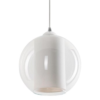 Lampa wisząca kula E665-Niko - biały