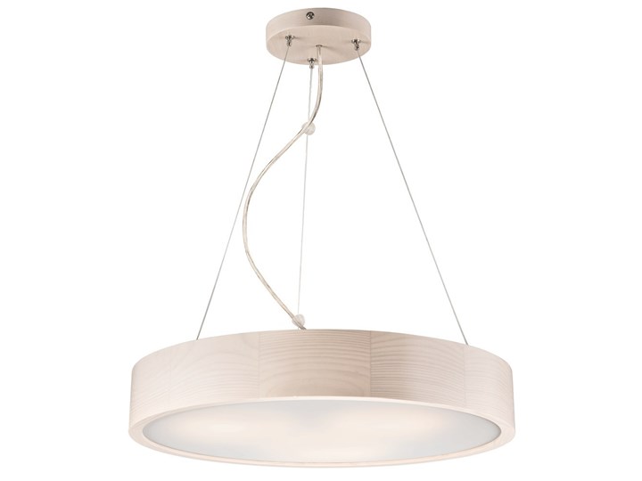 Lampa wisząca 3-punktowy plafon RING - MODERN 47 biała sosna