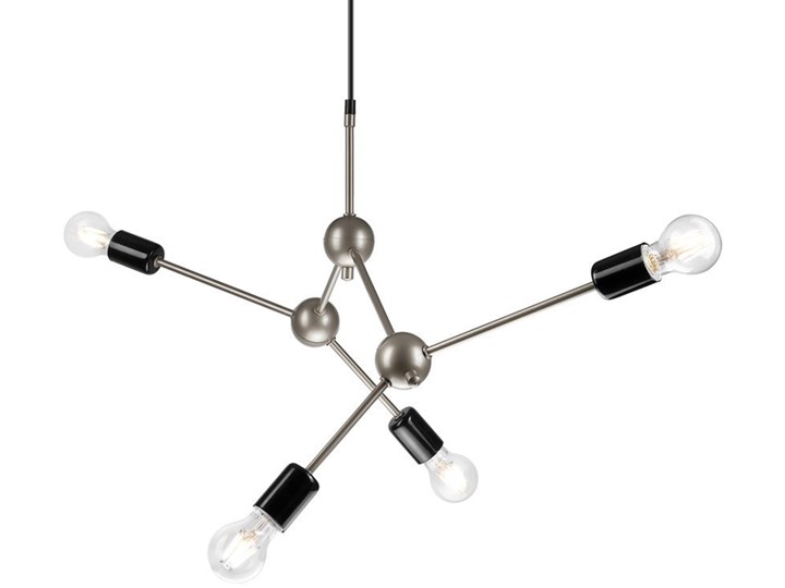 Alessia lampa wisząca 4-punktowa srebrna Metal Stal Lampa inspirowana Kategoria Lampy wiszące