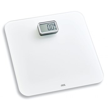 waga łazienkowa na dynamo, do 150 kg, 30 x 30 cm, biała kod: AD-BE 2008