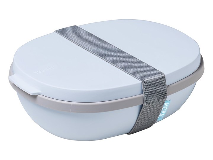 Lunchbox Ellipse Duo Nordic Blue 107640013800 kod: 107640013800 Typ Pojemniki Na lunch Na żywność Tworzywo sztuczne Na płatki śniadaniowe Żaroodporny Kolor