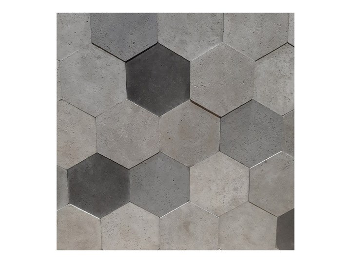 Płytka dekoracyjna betonowa Knap hexagon natural mix 0,392 m2