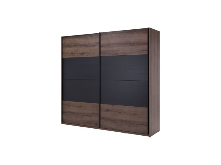 Salony Agata Szafa DREAMER RMRS324E1 Rodzaj drzwi Przesuwne Drewno Płyta MDF Kolor Czarny
