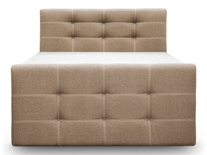 Łóżko do sypialni 160x200 w stylu kontynentalnym BLING Łóżko tapicerowane Łóżko kontynentalne Kolor Szary