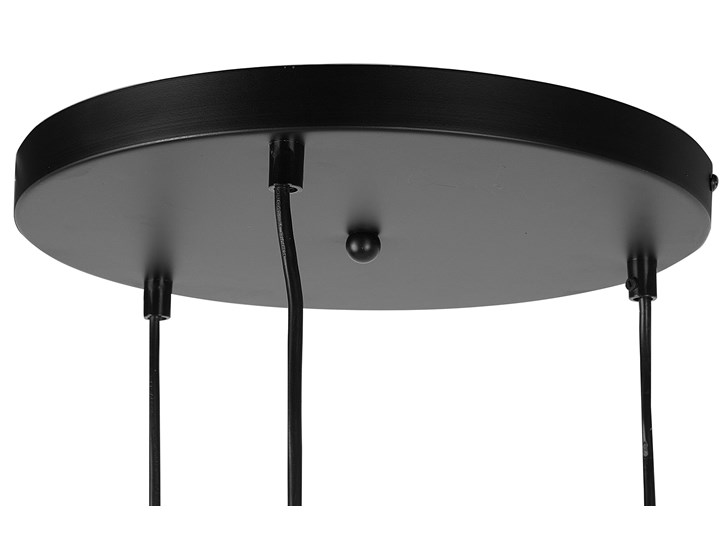 Lampa wisząca przezroczysta szklana 3-punktowa kuliste klosze Metal Mosiądz Styl Nowoczesny Szkło Lampa z kloszem Kategoria Lampy wiszące