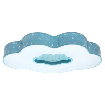 LAMPA DZIECIĘCA LED SUFIT NIEBIESKA CHMURKA 52W