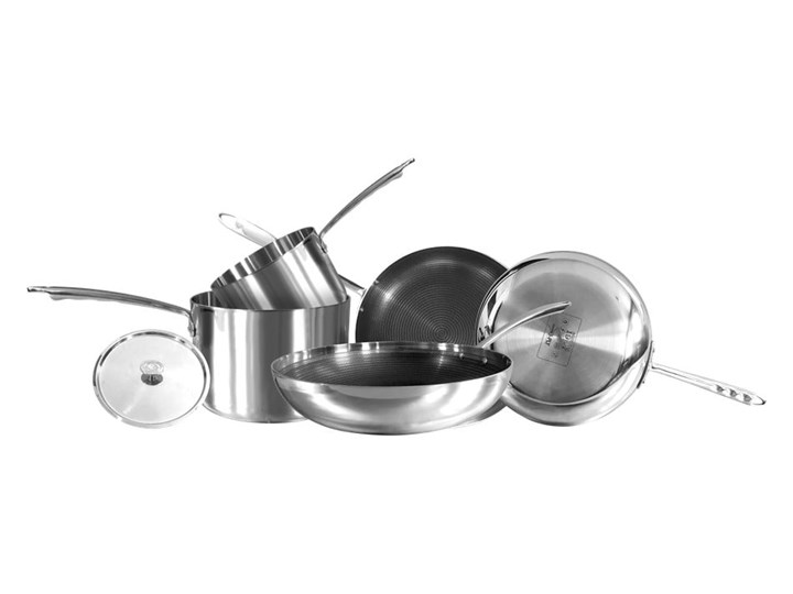 Garnek w kolorze srebra Pentole Agnelli 1907, ø 24 cm Stal nierdzewna Aluminium Kategoria Garnki
