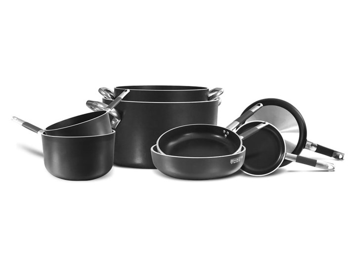 Aluminiowy garnek z nieprzywierającą powierzchnią Pentole Agnelli Al Black, ø 24 cm Stal nierdzewna Aluminium Pojemność 5,6 l