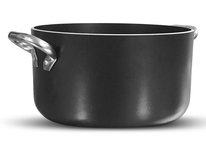 Aluminiowy garnek z nieprzywierającą powierzchnią Pentole Agnelli Al Black, ø 28 cm Aluminium Stal nierdzewna Kolor Czarny