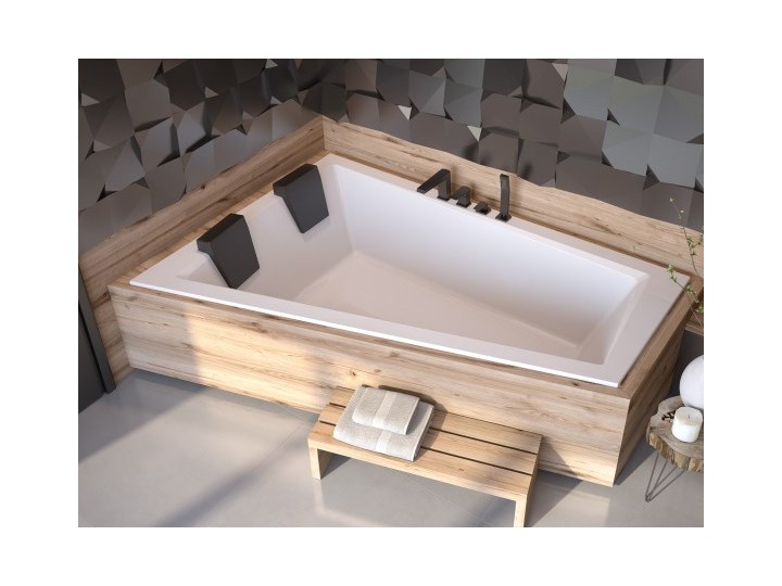 Wanna narożna Intima Duo Slim, 170x125 cm, asymetryczna, prawa, biała Kategoria Wanny