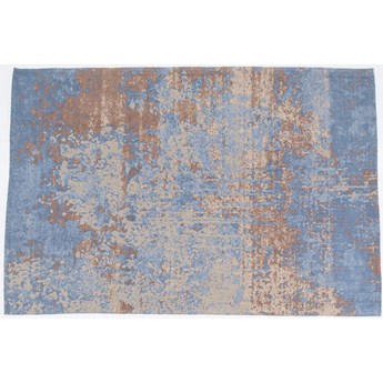 Dywan bawełniany niebieski 300x200 cm