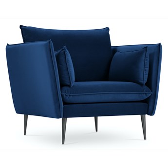 Fotel Agate 78x97 cm królewski niebieski