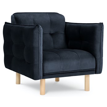 Fotel Mulli 90x88 cm ciemnoniebieski