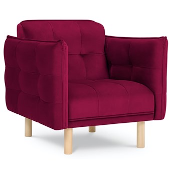 Fotel Mulli 90x88 cm czerwony