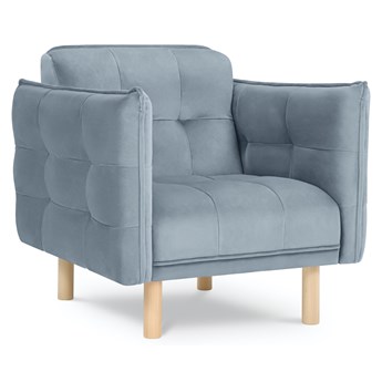 Fotel Mulli 90x88 cm jasnoniebieski
