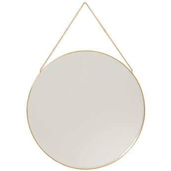 Lustro ścienne Lekadia Ø40 cm złote