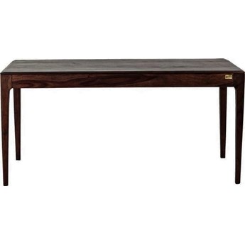 Stół brązowy drewniany palisander 200x100 cm