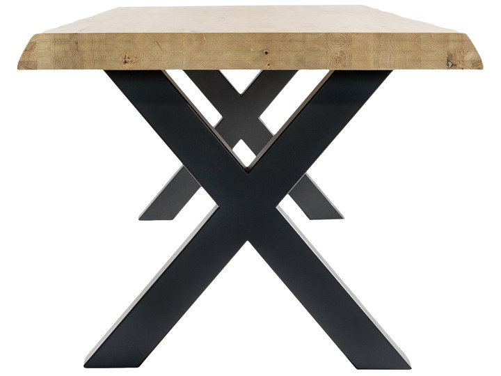 Stół Curran 200x100 naturalny - nogi czarne Pomieszczenie Stoły do jadalni Szerokość(n) 100 cm