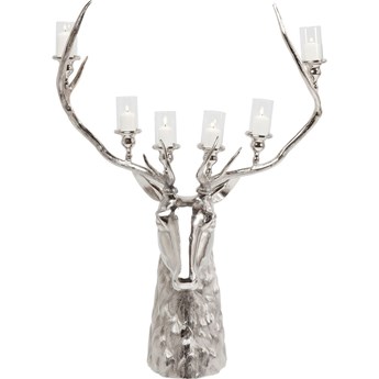 Świecznik Reindeer 100x136 cm srebrny