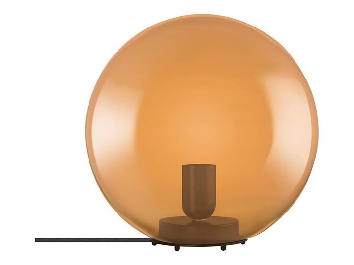 Ledvance - LED Lampa stołowa BUBBLE 1xE27/8W/230V pomarańczowa Metal Wysokość 25 cm Lampa z kloszem Szkło Funkcje Brak dodatkowych funkcji