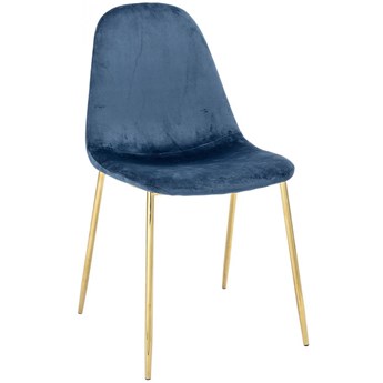 Krzesło Em 45x87 cm niebieskie