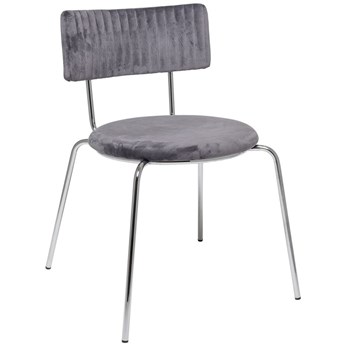 Krzesło Wave 75x55 cm szare