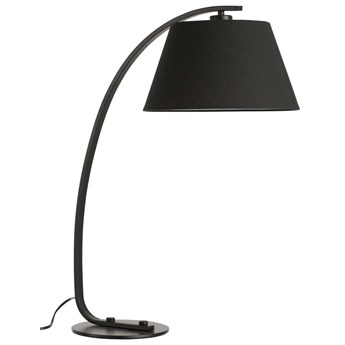 Lampa stołowa metalowa czarna 53x66 cm