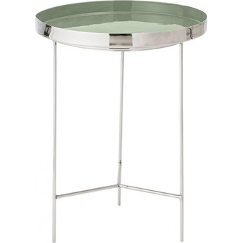 Stolik Tray Ø40x50 cm zielono-srebrny