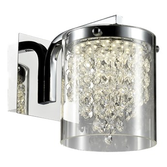 Cantos kinkiet kinket 1 x 6W LED kryształowy nowoczesny przeźroczysty ledowy glamour Light Prestige LP-1114/1W